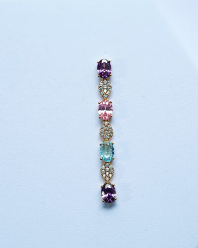 Celeste Sparkle Drop Earrings – Sterling Silver S925 - Image 4