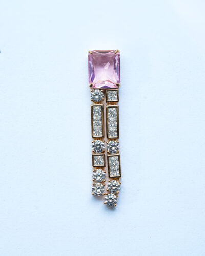 Radiant Princess Drop Earrings – Sterling Silver S925 - Image 4