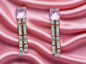 Radiant Princess Drop Earrings – Sterling Silver S925