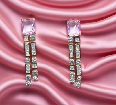 Radiant Princess Drop Earrings – Sterling Silver S925